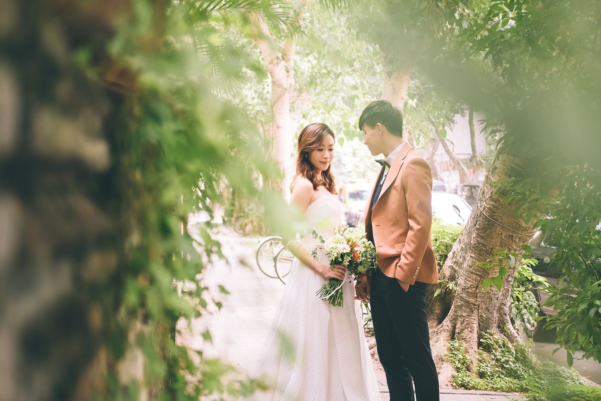 把唯一的遇見留給你 富錦街個性自主婚紗 紅布朗攝影
