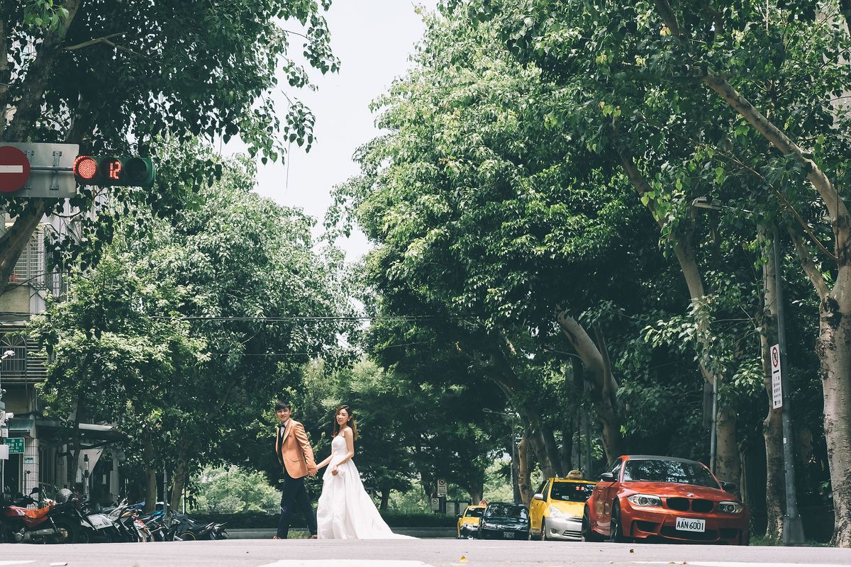 把唯一的遇見留給你 富錦街個性自主婚紗 紅布朗攝影